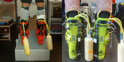 punjenje custom made unutrasnjih cizama sa pu penom